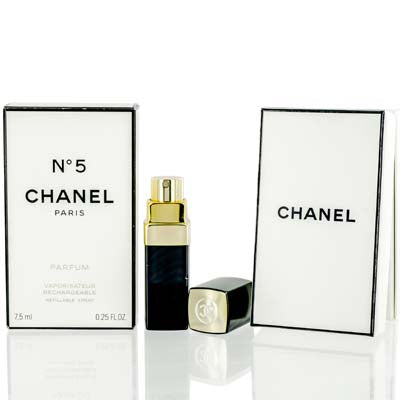 No. 5 Chanel Perfume Spray Refillable 0.25 Oz (7.5 Ml) (W)
