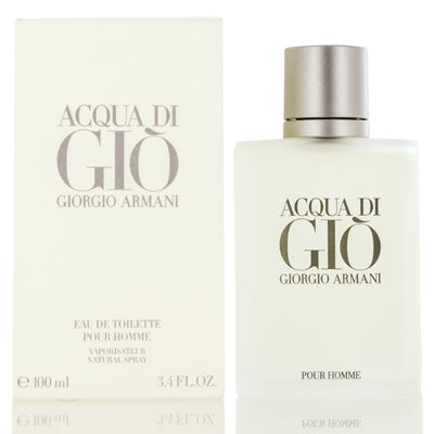 Acqua Di Gio Men Giorgio Armani Edt Spray 3.4 Oz (100 Ml) (M)