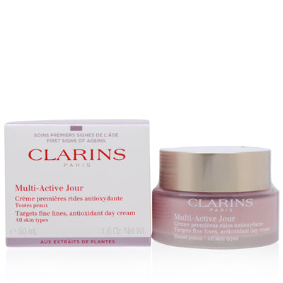 Clarins Multi-Active Day Cream All Skin Types 1.6 Oz (50 Ml)