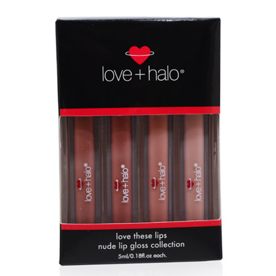 Love+Halo Halo Cosmetics Lipsgloss 4 Pc Set