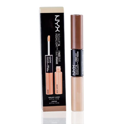 Nyx Sculpt & Highlight Face Duo Taupe Ivory .17 Oz (5.3 Ml)