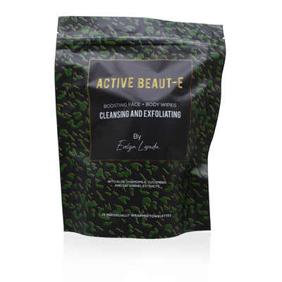 Active Beaut-E By Evelyn Lozada Boosting Face + Body Wipes