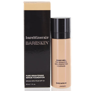 Bareminerals Bareskin Brightening Serum Foundation Bare Satin 1.0 Oz