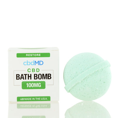 Cbdmd Bath Bomb 100 Mg Restore (Therapeutic)