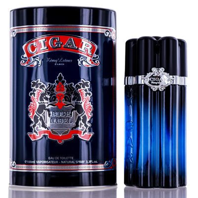 Cigar Blue Label Remy Latour EDT Spray 3.3 Oz (100 Ml) (M)