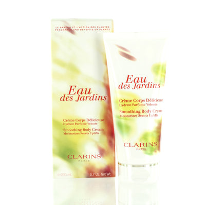 Clarins Eau Des Jardins Smoothing Body Cream 6.7 Oz (200 Ml)