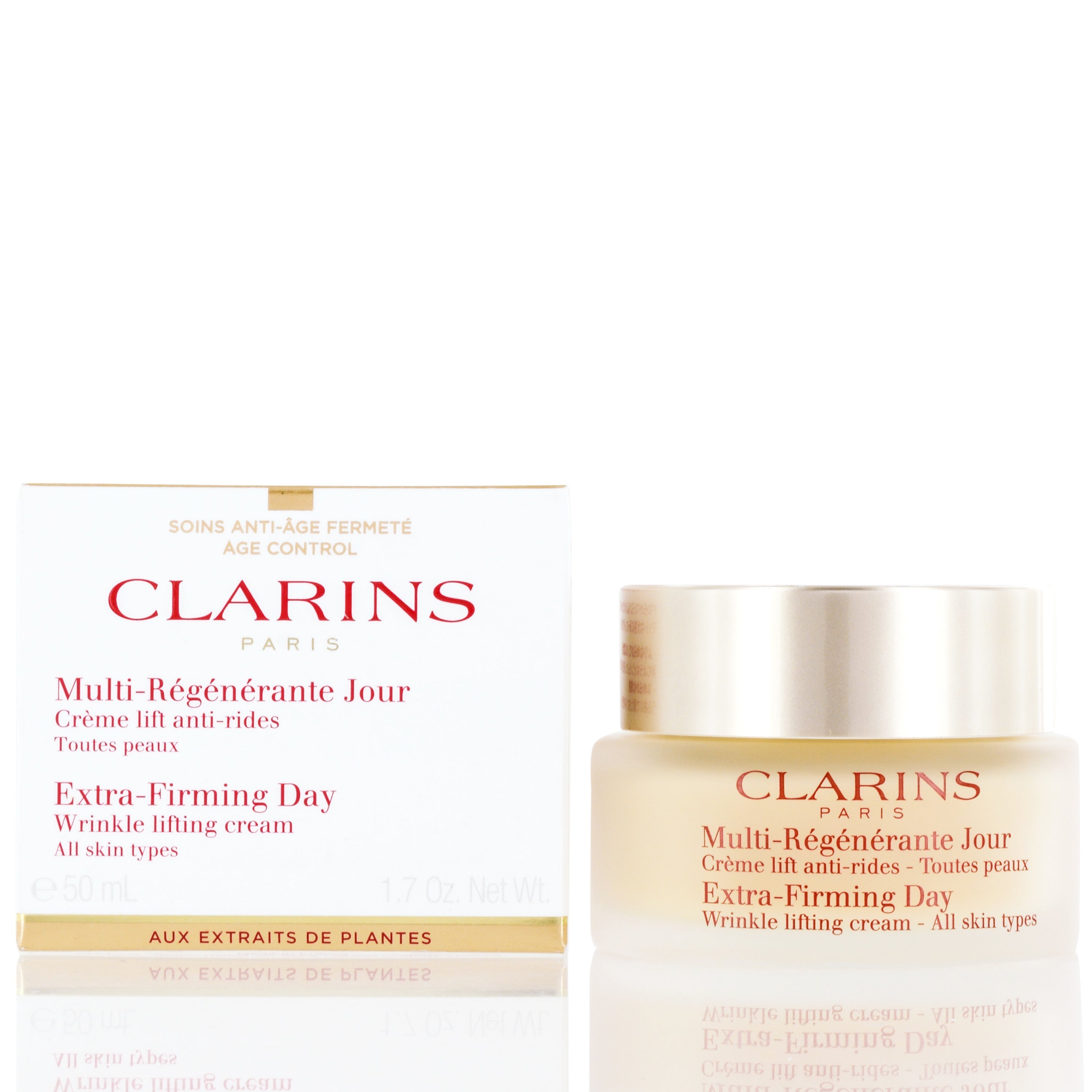 Clarins Extra-Firming Day Wrinkle Lifting Cream 1.7 Oz (50 Ml)