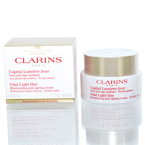 Clarins Vital Light Day Illuminating  Cream All Skin Types 1.7 Oz (50 Ml)
