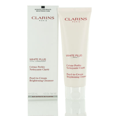 Clarins White Pluspearl To Cream Brightening  Cleanser 4.2 Oz (125 Ml)