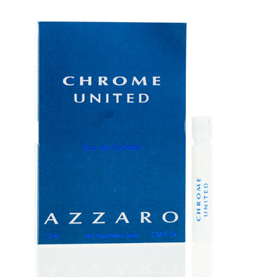 Chrome United Azzaro EDT Spray Vial 0.04 Oz (1.2 Ml) (M)
