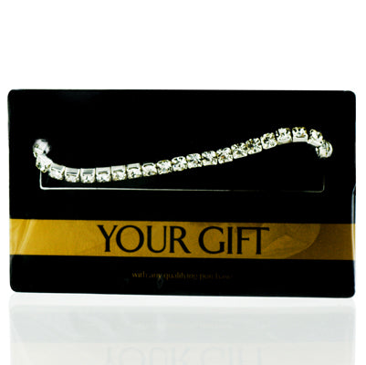 Elizabeth Taylor Silver Bracelet On Card (W)