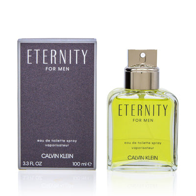 Eternity Men Calvin Klein EDT Spray 3.4 Oz (100 Ml) (M)