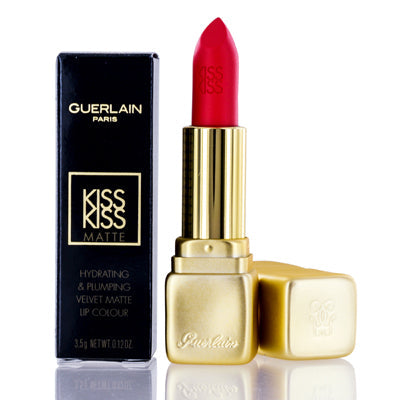 Guerlain Kiss Kiss Matte Lip Colour (M348) Hot Coral 0.12 Oz