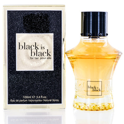 Black Is Black Nu Parfums EDP Spray 3.4 Oz (100 Ml) (W)