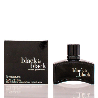 Black Is Black Nu Parfums EDT Spray 3.4 Oz (100 Ml) (M)