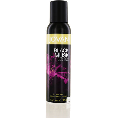 Jovan Black Musk Jovan Deodorant Spray Perfumed 5.0 Oz (150 Ml) (W)