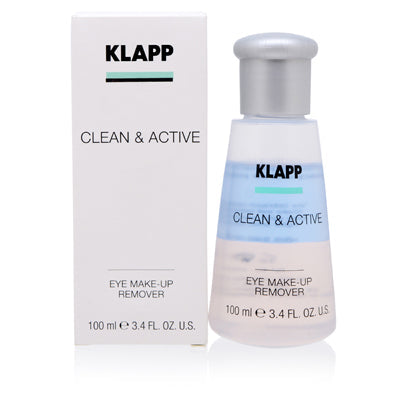 Klapp Clean & Active Eye Make-Up Remover 3.4 Oz (100 Ml)