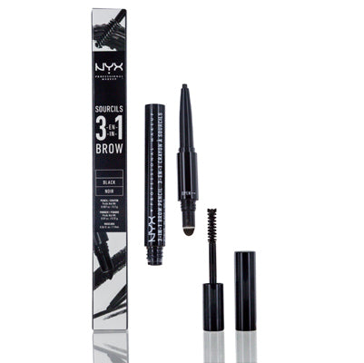 Nyx 3-In-1 Brow Pencil Black