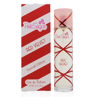 Pink Sugar Red Velvet/Aquolina Edt Spray Special Edition 3.4 Oz (100 Ml) (W)