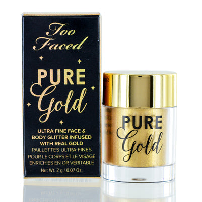 Too Faced Pure Gold Ultra-Fine Face & Body Loose Glitter 0.07 Oz