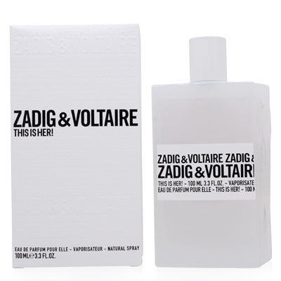 This Is Her! Zadig & Voltaire EDP Spray 3.3 Oz (100 Ml) (W)