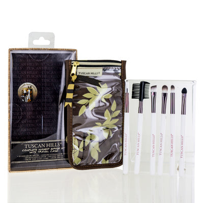 Tuscan Hills  Complete Makeup Brush Kit With Travel Case