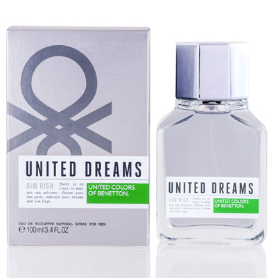 United Dreams Aim High Benetton EDT Spray 3.4 Oz (100 Ml) (M)
