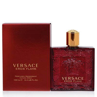 Versace Eros Flame Versace Deodorant Spray 3.4 Oz (100 Ml) (M)