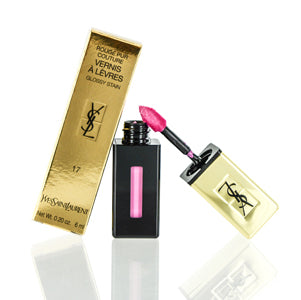 Ysl Rouge Pur Couture Vernis A Levres Glossy Stain (17) Encre Rose 0.2 Oz (6 Ml)