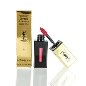 Ysl Rouge Pur Couture Vernis A Levres Glossy Stain (5) Rouge Vintage 0.2 Oz