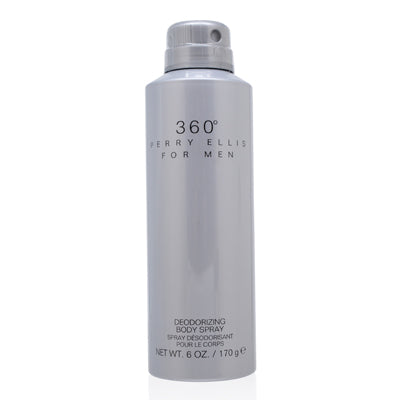 360 Men Perry Ellis Deodorizing Body Spray 6.0 Oz (170 Ml) (M)
