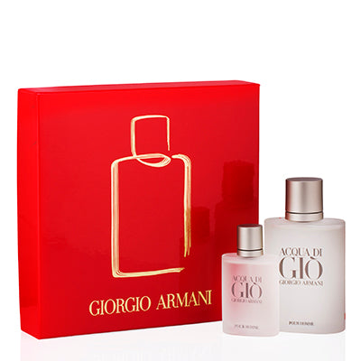 Acqua Di Gio Men Giorgio Armani Set Value $131 (M)