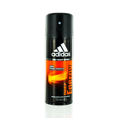 Adidas Deep Energy Coty Deodorant & Body  Spray 5.0 Oz (150 Ml) (M)