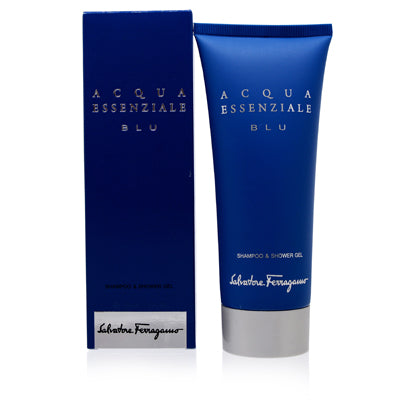 Acqua Essenziale Blu S. Ferragamo Shampoo Shower Gel 6.8 Oz (200 Ml) (M)