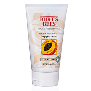 Burt'S Bees Peach & Willow Bark Deep Pore Scrub 4.0 Oz