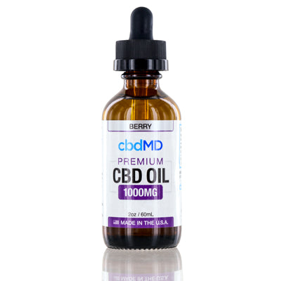 Cbdmd Cbd Oil Tincture Drops (Berry) 1000 Mg 2 Oz
