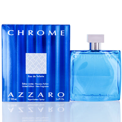 Chrome Azzaro EDT Spray Limited Edition (Chromotized  Bottle) 3.3 Oz (M)