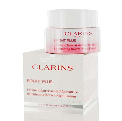 Clarins Bright Plus Brightening Revive Night Cream 1.7 Oz (50 Ml)
