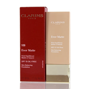 Clarins Ever Matte  Skin Balancing Foundation Wheat1 0 Oz (30 Ml)