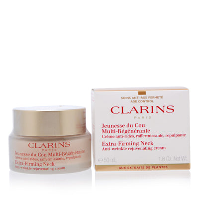 Clarins Extra-Firming Anti-Wrinkle Rejuvenating Neck Cream 1.7 Oz (50 Ml)