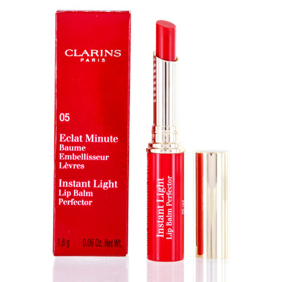 Clarins Instant Light Lip Balm Perfector (05) Red .06 Oz (1.8 Ml)