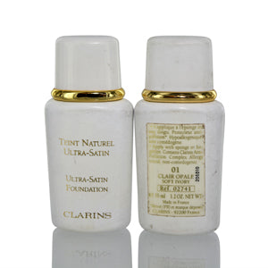 Clarins Ultra-Satin Foundation Soft Ivory 1.0 Oz