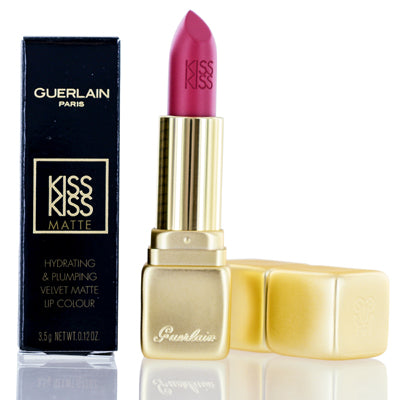 Guerlain Kiss Kiss Matte Lip Colour (M375) Flaming Rose 0.12 Oz