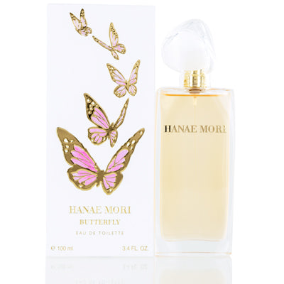 Hanae Mori Butterfly (Pink)  Hanae Mori EDT Spray 3.4 Oz (100 Ml) (W)