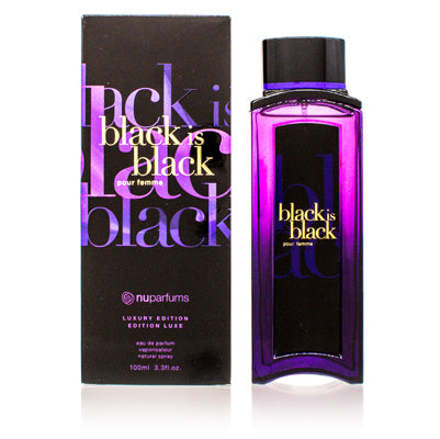 Black Is Black Nu Parfums EDP Spray Limited Edition 3.4 Oz (100 Ml) (W)