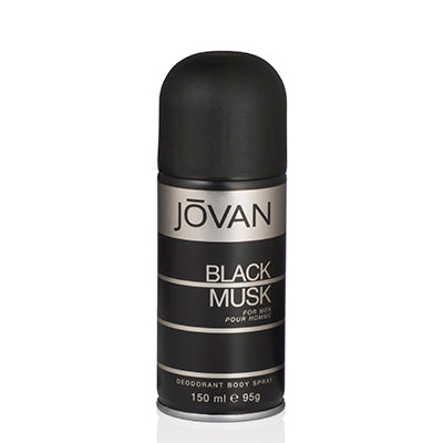 Jovan Black Musk Jovan Deodorant Body Spray 5.0 Oz (150 Ml) (M)