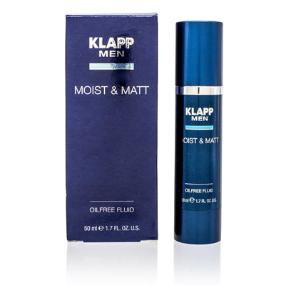 Klapp Men Moist & Matt Oil Free  Fluid 1.7 Oz (50 Ml)