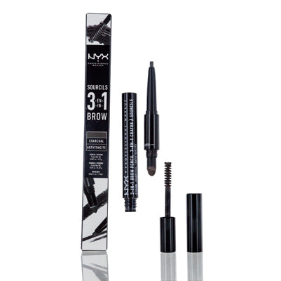 Nyx 3-In-1 Brow Pencil Charcoal