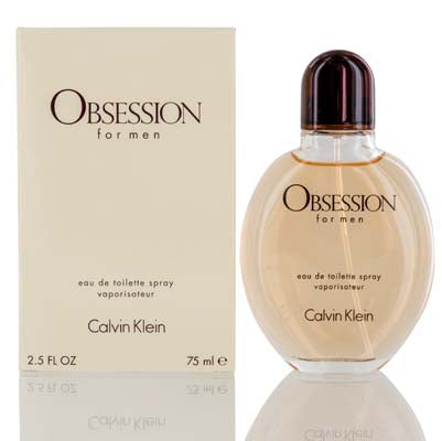 Obsession Men Calvin Klein EDT Spray 2.5 Oz (75 Ml) (M)