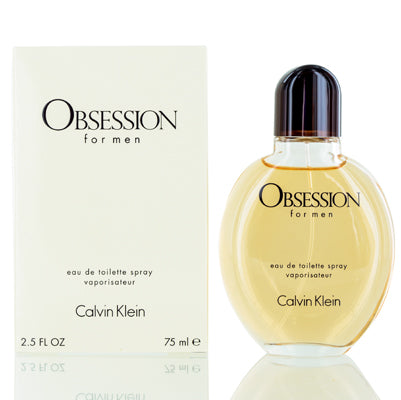 Obsession Men Calvin Klein EDT Spray 2.5 Oz (75 Ml) (M)